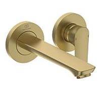 Ideal Standard Connect Air kit de finition A7029A2 pour mur encastré mitigeur lavabo , or brossé