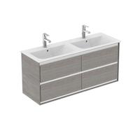Ideal Standard Connect Air Ideal Standard Connect Air Ideal Standard E0822PS 120x51.7x44cm, 4 coulissants, décor chêne gris / blanc mat