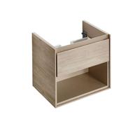 Ideal Standard Connect Air - Petite armoire sous lavabo, 60x44x52 cm, décor : bois clair/brun clair mat E0826UK