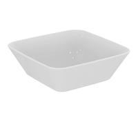 Ideal Standard Connect Air Vasque 400mm, carré, sans trou pour robinet, sans trop-plein, E0347MA, Couleur: Blanc avec Idéal Plus