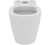 Ideal Standard Connect Combiné WC surbaissé, bord de chasse vitré, 365x665x400mm, E8234MA, Couleur: Blanc avec Idéal Plus