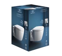 Ideal Standard Connect ensemble de toilettes, sans bord de rinçage, blanc, K296001