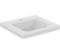 Ideal Standard Connect Freedom lavabo sans barrière, 600mm, 1 trou pour robinet, sans trop-plein, E548501, Couleur: Blanc