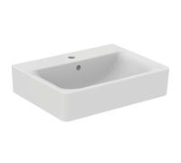 Ideal Standard Connect - Lavabo Cube , 60x46x18 cm, un trou pour mitigeur, blanc E714101