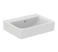 Ideal Standard Connect lavabo, sans trou pour robinet, avec trop-plein, 600x460x175mm, E810101, Couleur: Blanc