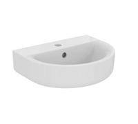 Ideal Standard Connect - Lave-mains, 45x36 cm, avec trop-plein, trou pour robinetterie, blanc E796801