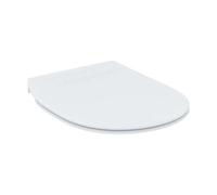 Ideal Standard WC siège Connect plat E772401 blanc , charnières à fermeture douce en acier inoxydable