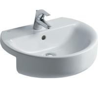 Ideal Standard Connect Sphere lavabo 55x46 cm semi-circulaire blanc brillant E792101