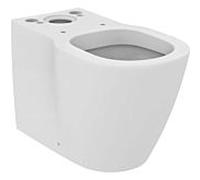 Ideal Standard Connect Combiné WC surbaissé, bord de chasse vitré, 365x665x400mm, E823401, Couleur: Blanc