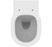 Ideal Standard Connect WC au sol, bord de chasse fermé vitrifié, 360x545x340mm, E8231MA, Couleur: Blanc avec Idéal Plus