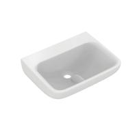 Ideal Standard Contour 21+ - Lave-mains 50x48 cm, sans trop-plein, sans pour robinetterie, SmartGuard+, blanc E1725HY