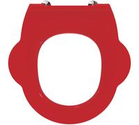 Ideal Standard Abattant WC enfant Contour 21 S4542GQ sans couvercle charnières inox rouge