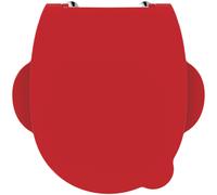 Ideal Standard Contour 21 Schools Siège de WC pour enfants, Sandwich, S4533GQ, Couleur: rouge