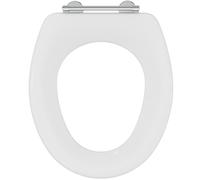 Ideal Standard Contour 21 Siège de WC anneau avec charnière à tige, blanc, K792801