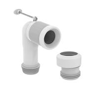 Ideal Standard Coude d’évacuation avec manchon de raccordement, pour cuvette au sol, T002767+T002867,