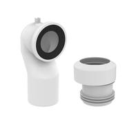 Ideal Standard Coude d’évacuation avec raccord coudé, pour cuvette au sol, J324867+T002867,