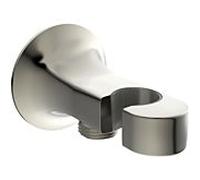 Ideal Standard Coude de raccordement mural La Dolce Vita BD682GN encastré, avec support de douche, tempête argent