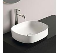 Ideal Standard de fixation Linda-X T4400V1 sans trop-plein, sans trou pour robinetterie, 450 x 380 x 155 mm, blanc soie
