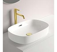 Ideal Standard de fixation Linda-X T440101 avec trop-plein, sans trou pour robinetterie, 550 x 380 x 155 mm, blanc