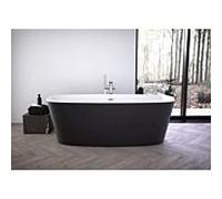Ideal Standard Dea bain K8721V3 180 x 80 cm, blanc / noir mat, autoportant