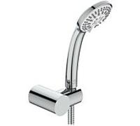 Ideal Standard Idealrain - Ensemble de douchette à main, 3 jets, support et flexible, chrome B9507AA