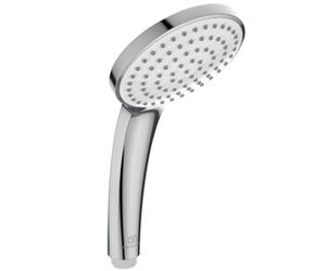 Ideal Standard - Douchette à main monofonction Idealrain à faible aérosol, pommeau de douche à économie d'eau pour des moments de douche incomparables, Ø 10 cm, chromé