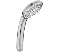Ideal Standard - Douchette multifonction Idealrain, pommeau de douche à économie d'eau avec 3 modes de jet (pluie, averse et massage), buses EasyClean, Ø 8 cm, chromé