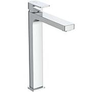 Ideal Standard Edge mitigeur lavabo A7115AA sans garniture de mitigeur lavabo , avec base rallongée, BlueStart, chromé