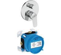 Ideal Standard Ensemble de fixations, composé de Ceraflex 2027 Robinet de bain et EASY-Box Kit encastré 1 - Chrome