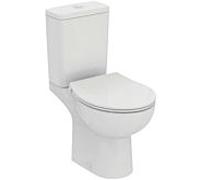 Ideal Standard Eurovit ensemble WC à fond creux W007501 36,5x62x79cm, sans rebord de chasse d'eau, blanc