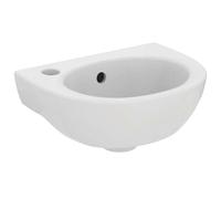 Ideal Standard Eurovit - Lave-mains 35x26 cm, avec trop-plein, trou pour robinetterie à gauche, blanc W330001