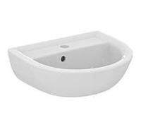Ideal Standard Eurovit lave-mains E872101 450x350x155mm, blanc , avec trou pour robinet et trop-plein