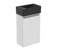 Ideal Standard Eurovit Plus meuble lave-mains paquet R0579WG laqué brillant blanc , 37x21x67cm, trou pour robinetterie à gauche