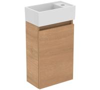 Ideal Standard Eurovit+ - Meuble avec lave-mains, 55x35x20 cm, 1 porte, chêne naturel R0569Y8