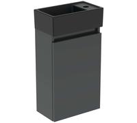 Ideal Standard Eurovit Plus meuble lave-mains paquet R0578TI Gris laqué brillant, 37x21x67cm, trou à droite