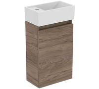 Ideal Standard Eurovit+ - Meuble avec lave-mains, 55x35x20 cm, 1 porte, noyer R0570Y9