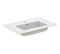 Ideal Standard Eurovit - Lavabo 55 x 45 cm, avec trop-plein, trou de robinetterie, blanc E053501