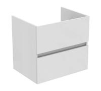 Ideal Standard Eurovit+ - Meuble-lavabo, 55x60x44 cm, 2 tiroirs, blanc brillant R0259WG