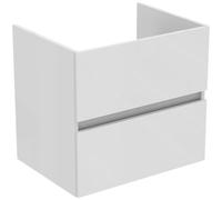 Ideal Standard Eurovit+ - Meuble-lavabo, 55x60x44 cm, 2 tiroirs, blanc brillant R0259WG
