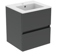 Ideal Standard Eurovit+ Vasque avec meuble bas, 2 tiroirs, R0571TI,