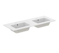 Ideal Standard Eurovit+ paquet double lavabo, 1215x455x565mm, 2 coulisses, R0576TI, Couleur: gris brillant laqué
