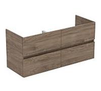 Ideal Standard Eurovit+ Meuble avec plan vasque double, 4 tiroirs, R0577Y9,
