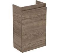 Ideal Standard Eurovit Plus meuble lave-mains paquet R0570Y9 noyer flammé, 37x21x67cm, trou pour robinetterie à gauche