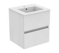 Ideal Standard Eurovit+ Vasque avec meuble bas, 2 tiroirs, R0571WG,