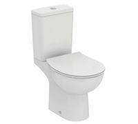 Ideal Standard Eurovit+ - WC à poser avec abattant SoftClose, évacuation Vario, remplissage par le bas, RimLS+, blanc W007501