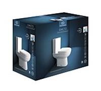 Ideal Standard Exacto ensemble de toilettes au sol R006901 36x62,5x78cm, sans rebord de chasse d'eau, blanc