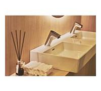 Ideal Standard lavabo extra double T373101 120x45x15cm, avec trop-plein, trou robinetterie 2000 , blanc