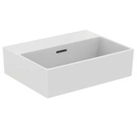 Ideal Standard Extra - Lave-main 45x35 cm, avec trop-plein, sans trou pour robinet, blanc T391601