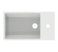 Ideal Standard Extra lave-mains, 1 trou de robinetterie à droite, avec trop-plein, poli, 450x250x150 mm, T3923V1