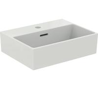Ideal Standard - Lave-mains Extra T373201 - 1 trou, avec trop-plein, 450x350x150 mm, Blanc